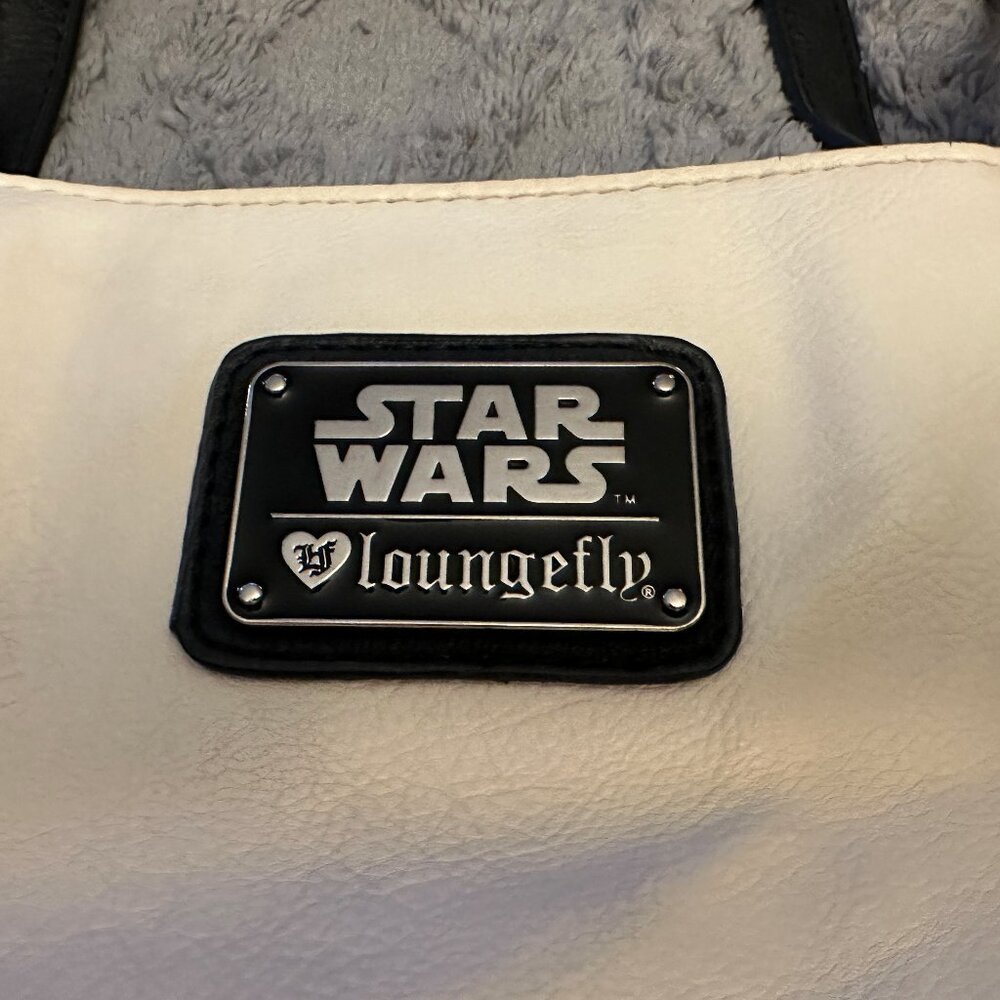 LoungeFly Star Wars Floral Storm Trooper Purse - Picture 4 of 6